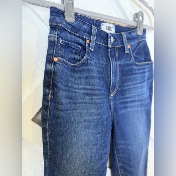 Paige Sarah Slim Jeans In Downtown Wash Size 25 - Picture 4 of 12
